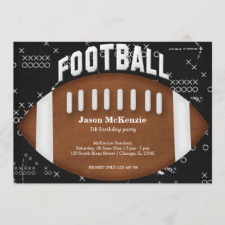 Invitation Football Anniversaire