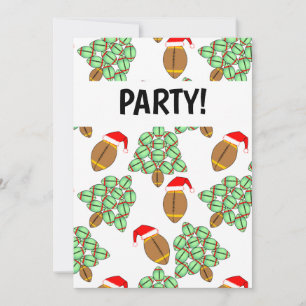 Invitation Football de Noël