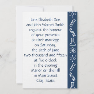 Invitation Forces Attrayantes dans l'Invitation de Mariage Na