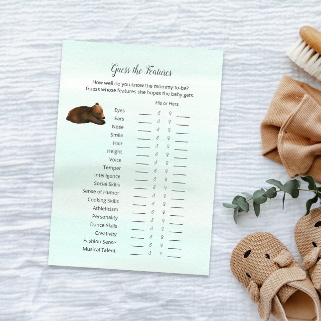 Invitation Forest Adventure Bears Guides Caractéristiques Car (Créateur téléchargé)