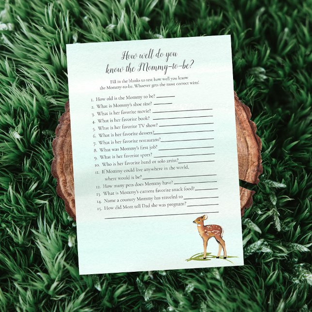 Invitation Forêt Aventure Qui Connaît Maman Meilleur Deers Je (Créateur téléchargé)