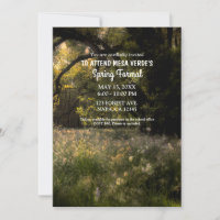 Forêt Enchantée d'Arbres Fleuris Rustiques de Prin