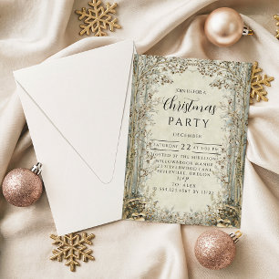 Invitation Forêt Enchantée de Noël