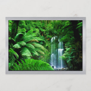 Invitation Forêt tropicale et cascades