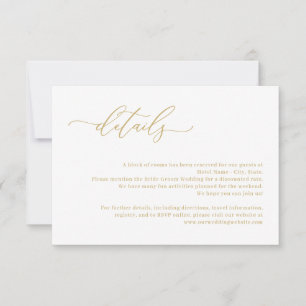 Invitation Forever Love ÉDITABLE COULEUR Mariage Détails Cart