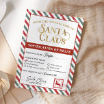 Invitation Forfait cadeau de Noël Retard d'expédition<br><div class="desc">Forfait cadeau de Noël Expédition Retard de notification.</div>