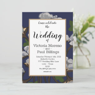 Invitation Forfait Texas Cotton/ Bleu