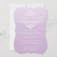 Formal Elegant Flourish Graduation Party