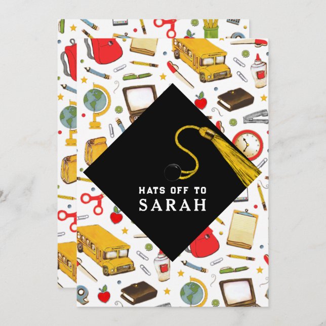 Invitation Formation des enseignants Partie principale de l'o (Devant / Derrière)