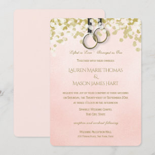 Invitation Formation Fitness Mariage anneaux de gymnastique