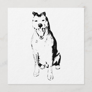Invitation Forme Vive Trait d'Encre
