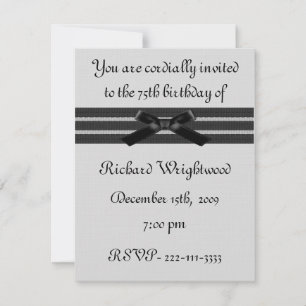 Invitation formelle d'anniversaire