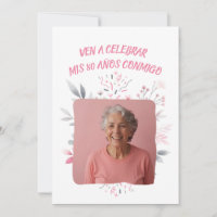 Foto Personnalisée Mes 80 Ans - 80 Years Custom