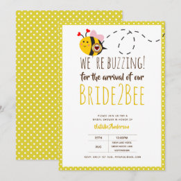 Invitation FOUILLÉE Pour l'ARRIVÉE de la FUTURE MARIÉE Récept