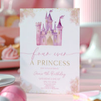 Four Ever A Princess Castle 4e fête d'anniversaire