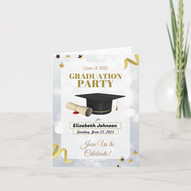 INVITATION FOURNIE PAR LA PARTIE DE DIPLÔME (Devant)
