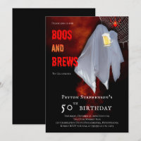 Fous et Boissons Fantômes Fête d'Halloween pour 50