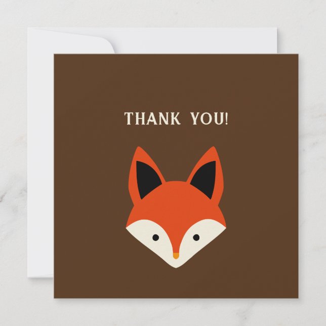 Invitation Fox Merci (Devant)