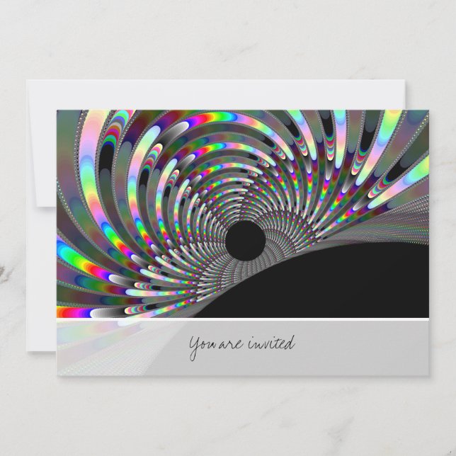 Invitation Fractage Art déco (Devant)