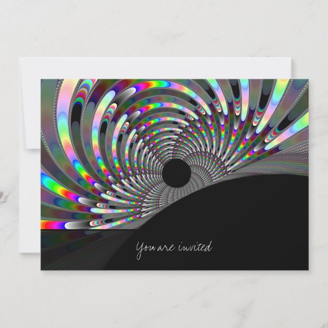 Invitation Fractage Art déco (Devant)