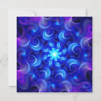 Fractales Bleus de Lune Croissante