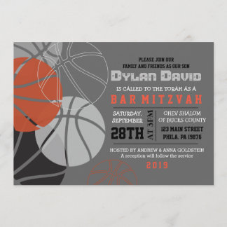 Invitation FRAÎCHE de Mitzvah de barre de