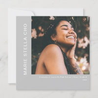 Fraîche début gris minimum de graduation photo