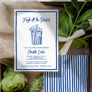 Invitation Fraîchement sortie du marché Robe de mariée Shower