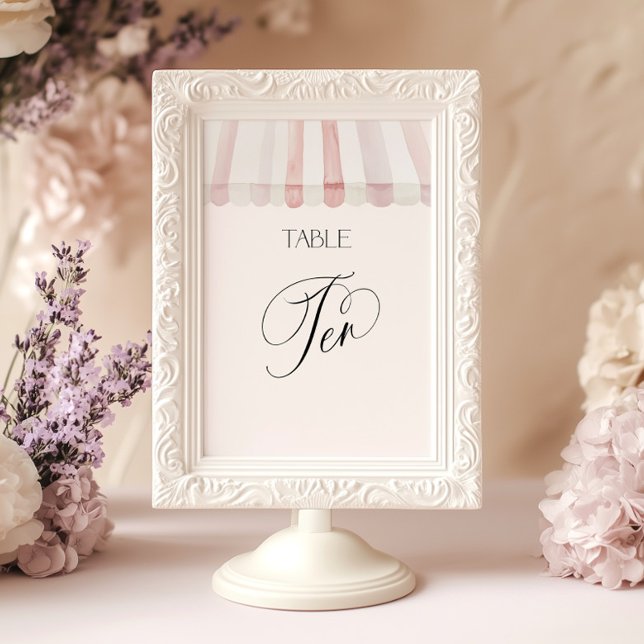 Invitation Fraîchement sur la table du marché numéro dix (Créateur téléchargé)