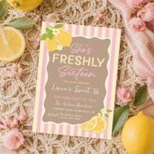 Frais Seize Citrons 16e Anniversaire