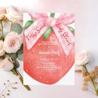 Fraise Berry Sweet arc rose fille Baby shower