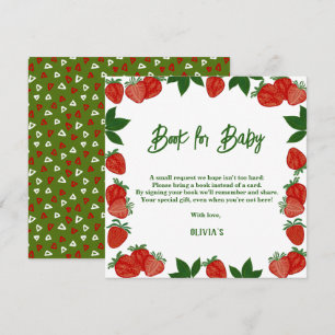 Invitation Fraise Berry Sweet Fruit Frais Cadeau Bébé livre