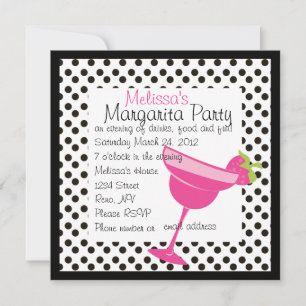 Invitation Fraise Margarita