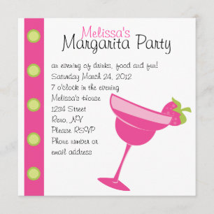 Invitation Fraise Margarita