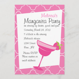 Invitation Fraise Margarita