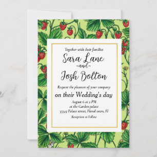 Invitation Fraises sauvages sur miellerie