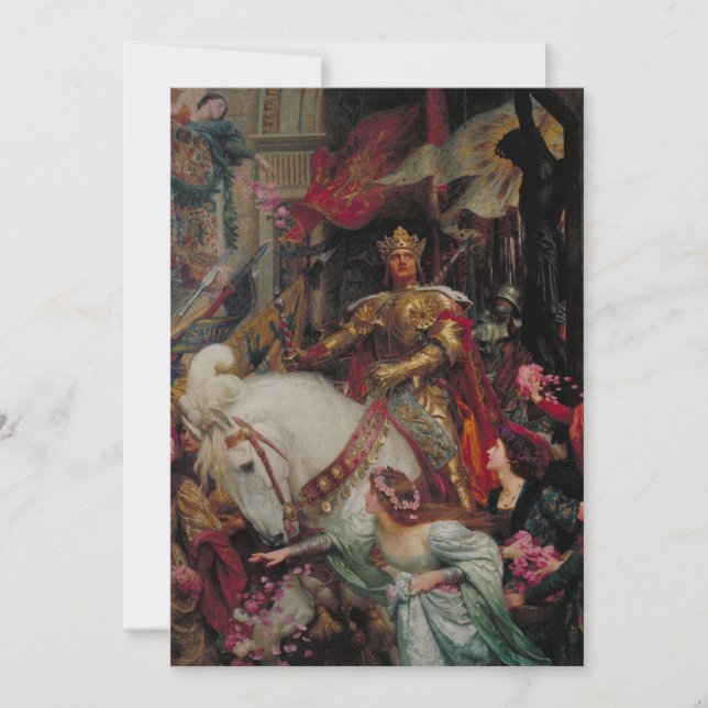 Invitation Frank Dicksee - Les Deux Couronnes (Devant)