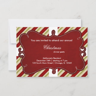 Invitation Frappes de Noël