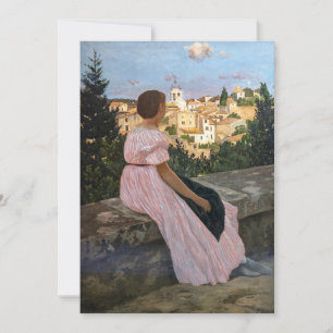 Invitation Frederic Bazille - La robe rose