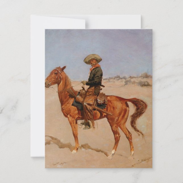 Invitation Frederic Remington's The Puncher (1895) (Devant)