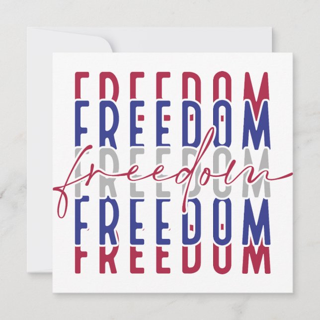Invitation Freedom Kamala Harris (Devant)