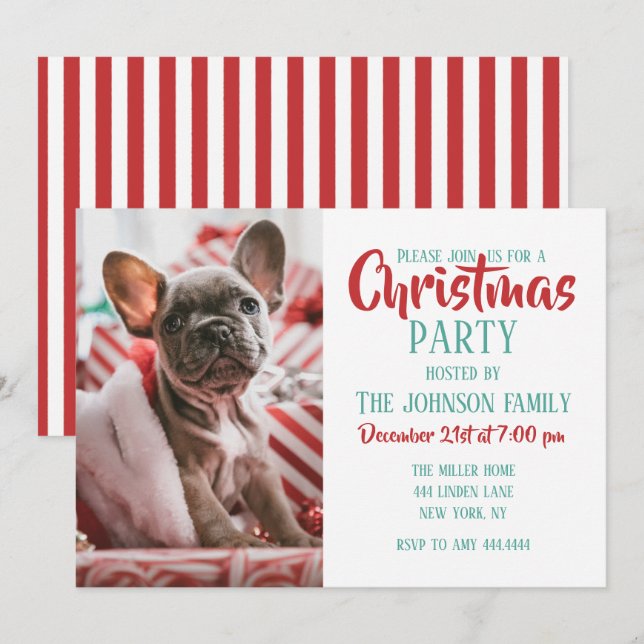 Invitation French Bulldog (Devant / Derrière)