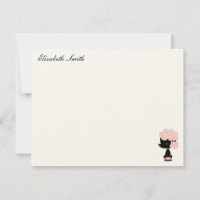 French Poodle Custom Flat Merci Notes