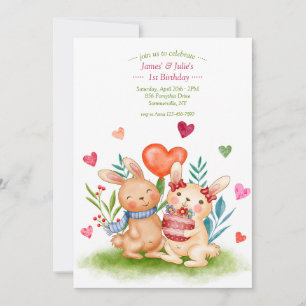 Invitation Frères Bunny