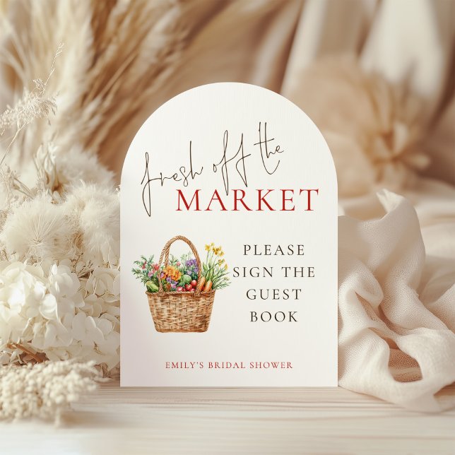 Invitation Fresh off the Market Signer Fête des mariées du li (Créateur téléchargé)