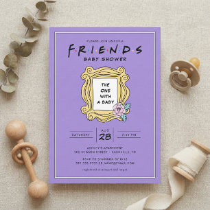 Invitation FRIENDS™ Celui avec l'invitation à la baby showe