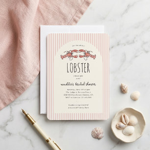 Invitation FRIENDS™ Sa baby shower pour trouver son homard