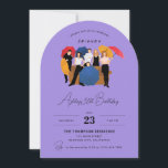 Invitation Friends TV Show Theme Personnalisable Anniversaire<br><div class="desc">Préparez-vous à accueillir le dernier bash d'anniversaire sur le thème des Amis avec notre Invitation d'anniversaire personnalisable d'une émission télévisée d'Amis! Parfait pour les fans de l'iconique sitcom,  cette invitation apporte l'esprit de Central Perk directement à votre porte.</div>