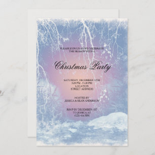 Invitation Froid Icy Winters Noël Party