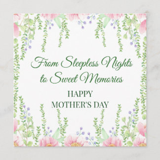 Invitation From Sleepless Nights to Sweet Memories - Card